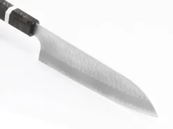 ORYOKI Allzweckmesser SPG2 Migaki Tsuchime Santoku 180, Birke