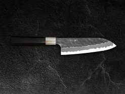 ORYOKI AS Santoku Tsuchime 180, Ebony Handle