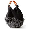 ORYOKI Baumwolltasche Furoshiki Tsuru, indigo, 100 cm