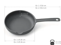 ORYOKI Bratpfanne Gusseisen OIGEN, 2 Grössen