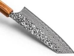 ORYOKI Damastmesser Bunka 170 SG2, 63 Lagen, Olive