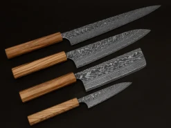 ORYOKI Damastmesser Gyuto 210 SG2, 63 Lagen, Olive