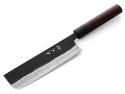ORYOKI Damastmesser Nakiri 165 Kuroshiage Nami, 12 Lagen