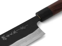 ORYOKI Damastmesser Nakiri 165 Kuroshiage Nami, 12 Lagen