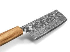 ORYOKI Damastmesser Nakiri 165 SG2, 63 Lagen, Olive