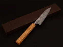 ORYOKI Damastmesser Petty 120 SG2, 63 Lagen, Olive