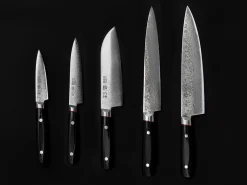 ORYOKI Damastmesser Saiun Schälmesser, 90 mm, 32 Lagen