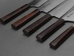 ORYOKI Damastmesser Santoku 170, 33 Lagen, Ebony