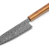 ORYOKI Damastmesser Santoku 170 SG2, 63 Lagen, Olive