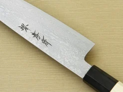 ORYOKI Damastmesser Santoku 180, Silver Steel
