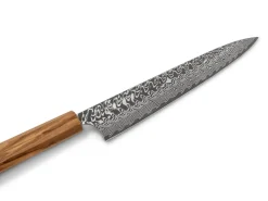 ORYOKI Damastmesser Sujihiki 270 SG2, 63 Lagen, Olive