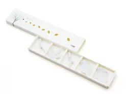 ORYOKI Essstäbchen Ablagen Biskuitporzellan, weiß