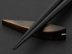ORYOKI Essstäbchen Ablage Tsuyoi te ebony, Ebenholz