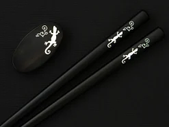 ORYOKI Essstäbchen Set mit Ablage 