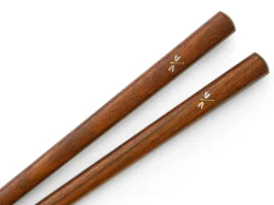 ORYOKI Essstäbchen Set mit Ablage Tonbo, Granadillo