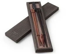 ORYOKI Essstäbchen Set Senren, 2 Ablagen, Geschenkverpackung