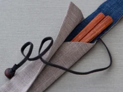 ORYOKI Essstäbchen Tasche L, Grau