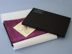 ORYOKI Furoshiki Chirimen Same, lila