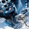 ORYOKI Furoshiki Kukka, blau, 90 x 90 cm
