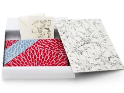 ORYOKI Geschenkset Chiyogami mit Furoshiki Isamari, doppelseitig