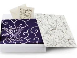 ORYOKI Geschenkset Chiyogami mit Furoshiki Kiri Karakusa M