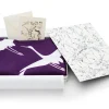 ORYOKI Geschenkset Chiyogami mit Furoshiki Kuren L, lila