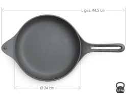 ORYOKI Gusseisen Bratpfanne NakedPan, 24 cm, OIGEN