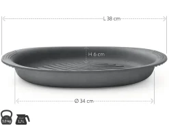 ORYOKI Gusseisen Grillpfanne NakedPan, OIGEN