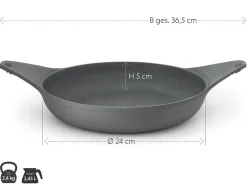ORYOKI Gusseisenpfanne NakedPan, Ø 24 cm, OIGEN