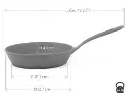 ORYOKI Gusseisenpfanne Solitto, 24cm