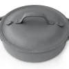 ORYOKI Gusseisen Topf OIGEN, flach, 24 cm
