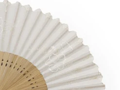 ORYOKI Handfächer Eien, beige