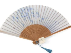 ORYOKI Handfächer Kiyomi, blau