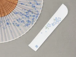ORYOKI Handfächer Kiyomi, blau