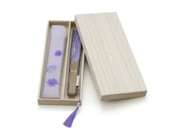 ORYOKI Handfächer Kiyoshisakura, Lila