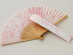 ORYOKI Handfächer Sakura Fubuki, Kirschblüte rosé