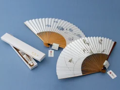 ORYOKI Handfächer Tsubame, weiß