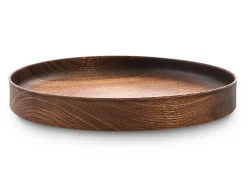 ORYOKI Holztablett Sen, Ø 30 cm, braun