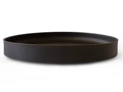 ORYOKI Holztablett Sen, Ø 30 cm, schwarz