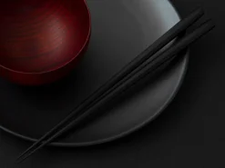 ORYOKI Japanische Essstäbchen Gokujyo ebony, Ebenholz