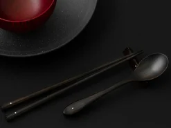 ORYOKI Japanisches Besteck-Set Yokina asa, Ebenholz