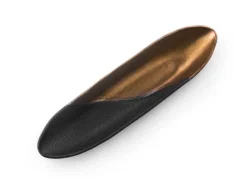 ORYOKI Japanische Servierschale Sou, schwarz-gold, 2 Größen