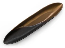 ORYOKI Japanische Servierschale Sou, schwarz-gold, 2 Größen