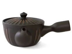 ORYOKI Japanisches Teeservice Kiku Kokudei, 3-teilig, Banko Yaki