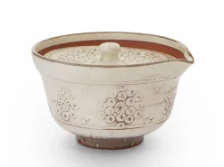 ORYOKI Japanisches Teeservice Kobiki Hana Mischima, 3-teilig