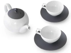 ORYOKI Japanisches Teeservice Sabi-sen mon, 5-teilig