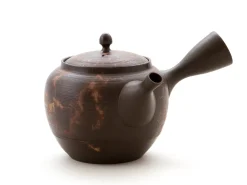 ORYOKI Japanisches Teeservice 6-teilig, Kyusu Tokoname Mokake