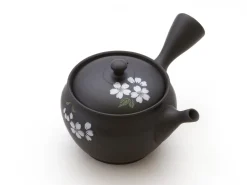 ORYOKI Japanisches Teeservice 6-teilig, Kyusu Tokoname Sakura
