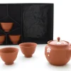 ORYOKI Japanisches Teeservice, 6-teilig, Kyusu Tokoname Sakura Momo