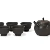 ORYOKI Japanisches Teeservice 6-teilig, Kyusu Tokoname Sendan Maru